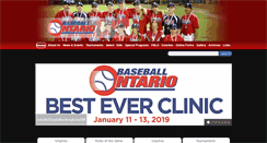 Desktop Screenshot of baseballontario.com